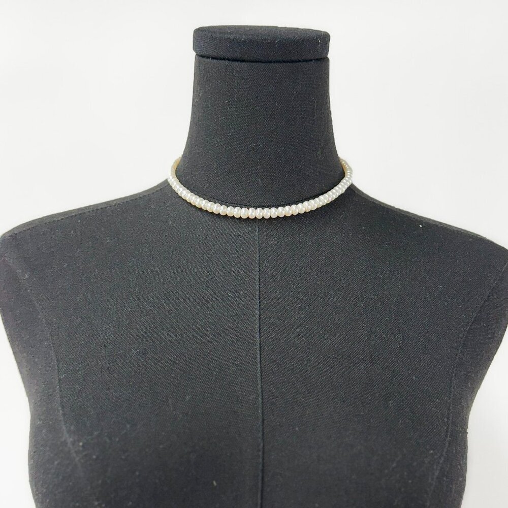 90S VINTAGE PEARL CHOKER